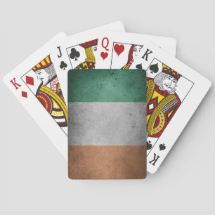 Jeu De Cartes Grunge Irish Flag Jouer des cartes