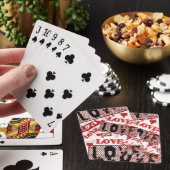 Jeu De Cartes Grunge love patent. (In Situ)