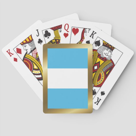 Jeu De Cartes Guatemala Drapeau Jouer des cartes (dos)