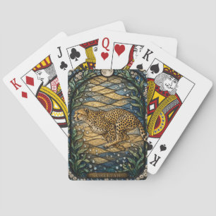 Jeu De Cartes Guépard cuit plain Illumina vitrail