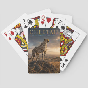 Jeu De Cartes Guépard Savane d'Afrique de l'Est ANIMALS Poker