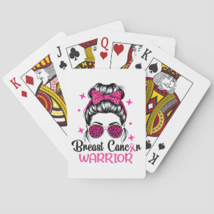 Jeu De Cartes Guerrier de sensibilisation au cancer du sein