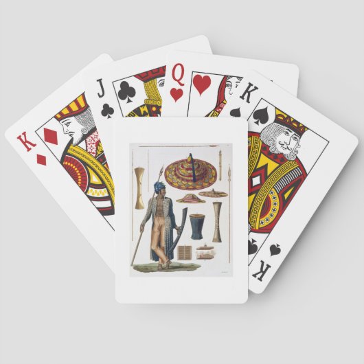 Jeu De Cartes Guerrier d'île de Guebe avec des articles (dos)