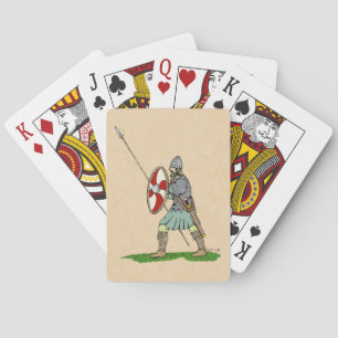 Jeu De Cartes Guerrier médiéval anglais/saxon