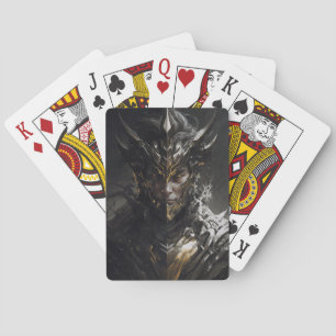 Jeu De Cartes Guerrier Portrait Imaginaire Peinture Esprit Sauva