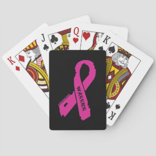Jeu De Cartes Guerrier/ ruban déchiré...Cancer du sein