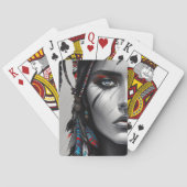 Jeu De Cartes Guerrier tribal (dos)