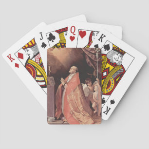 Jeu De Cartes Guido Reni- St Andrew Corsini dans la prière