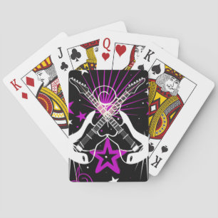 Jeu De Cartes Guitar Rock N Roll Deck de cartes