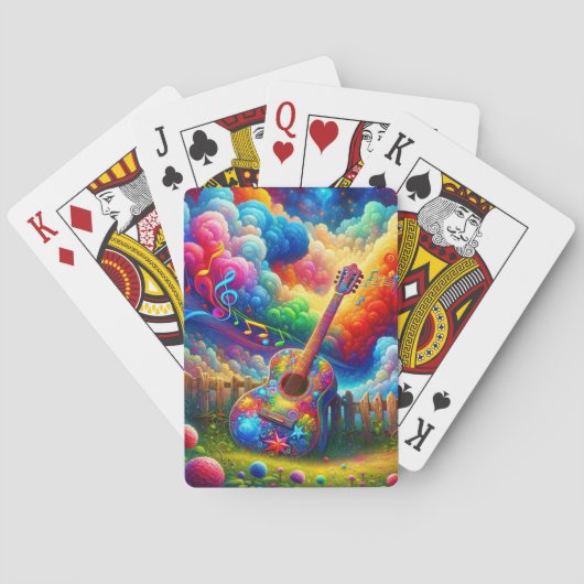 Jeu De Cartes Guitare (dos)