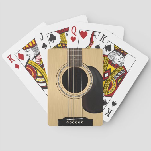 Jeu De Cartes Guitare acoustique (dos)
