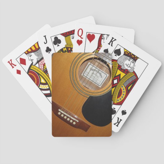 Jeu De Cartes Guitare acoustique (dos)