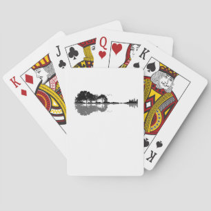 Jeu De Cartes Guitare acoustique Nature Est Musique Basse Guitar