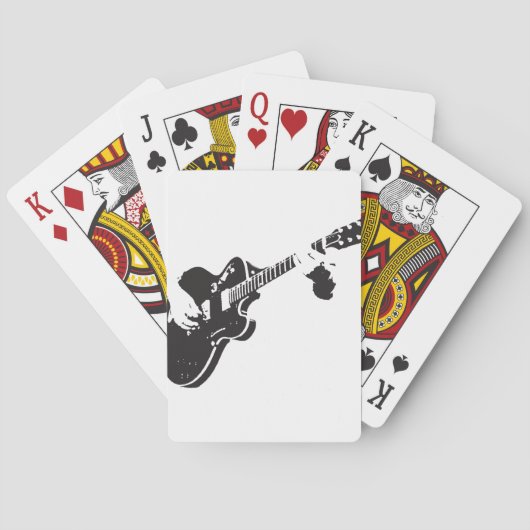 Jeu De Cartes Guitare électrique (dos)