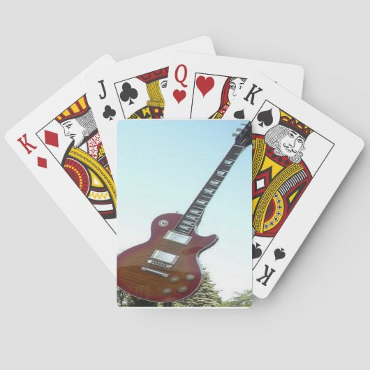 Jeu De Cartes Guitare électrique (dos)