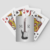 Jeu De Cartes Guitare électrique monogramme (dos)