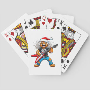 Jeu De Cartes Guitare en pain d'épices de Noël 2026 Rock