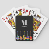 Jeu De Cartes Guitare personnalisée (dos)