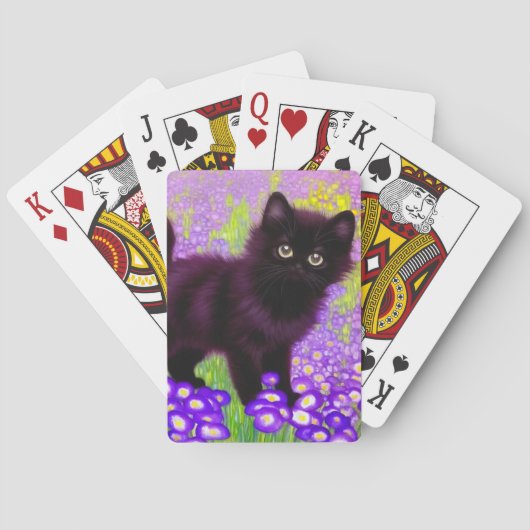 Jeu De Cartes Gustav Klimt Black Kitten (dos)