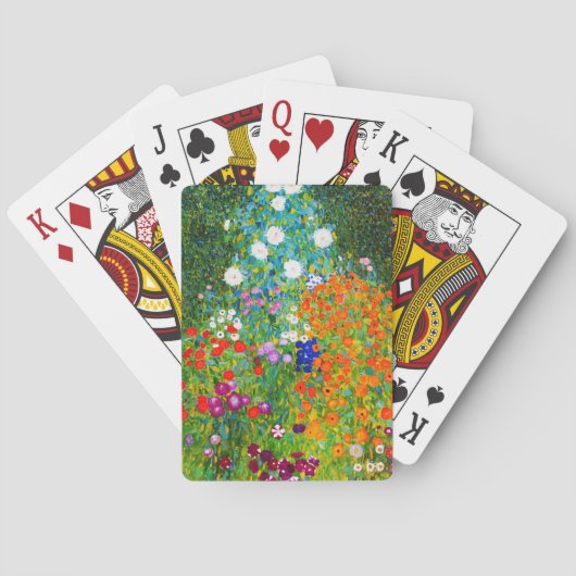 Jeu De Cartes Gustav Klimt , Farmhouse garden (dos)