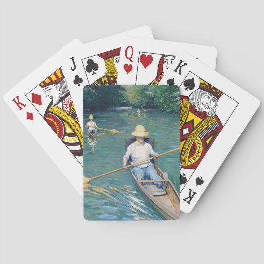 Jeu De Cartes Gustave Caillebotte - Skiffs on the Yerres (dos)