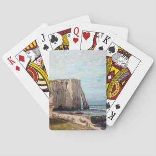 Jeu De Cartes Gustave Courbet - Falaises à Etretat après la temp