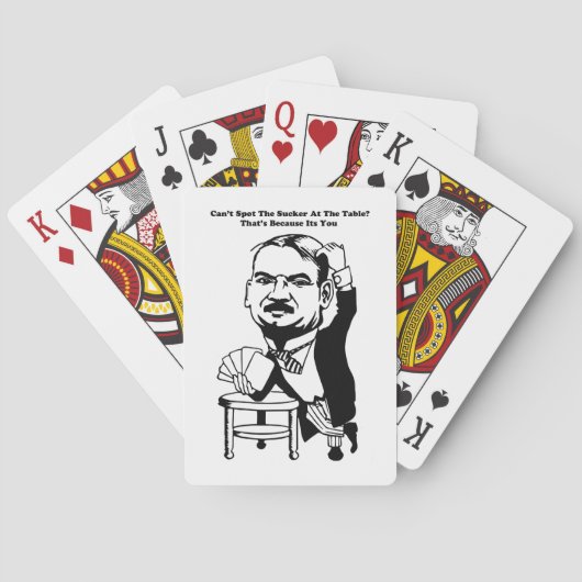 Jeu De Cartes guy poker casino sucker cite art (dos)