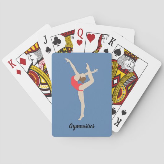 Jeu De Cartes Gymnaste féminine (dos)