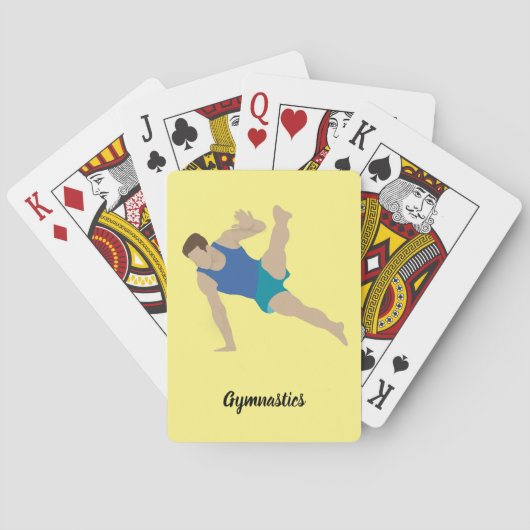 Jeu De Cartes Gymnaste masculin (dos)