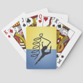 Jeu De Cartes Gymnastique Ruban Routine Jouer Cartes (dos)