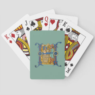 Jeu De Cartes H initial éclairé