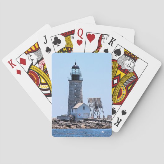 Jeu De Cartes Halfway Rock Lighthouse, Maine Playing Cards (dos)