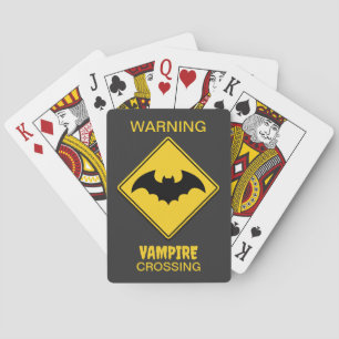 Jeu De Cartes Halloween Avertissement de chaume
