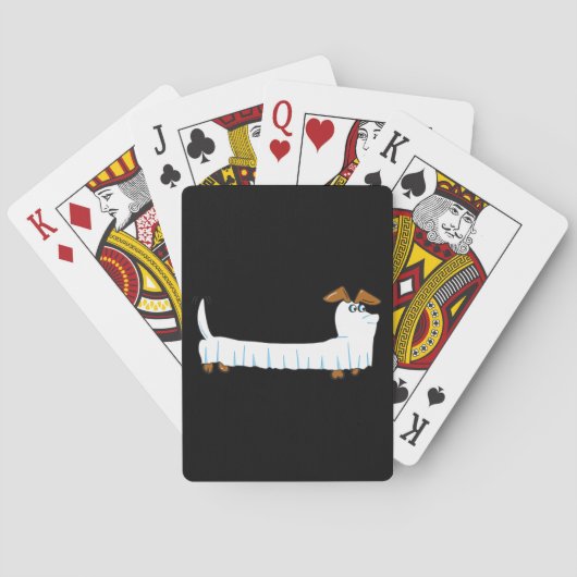 Jeu De Cartes Halloween Dachshund (dos)
