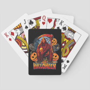 Jeu De Cartes Halloween Evil skeleton