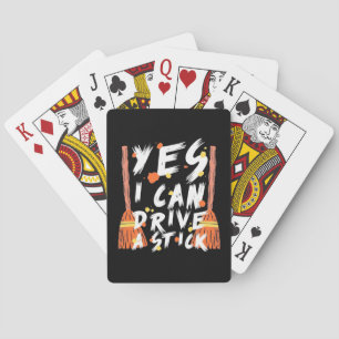 Jeu De Cartes Halloween je peux conduire un bâton de vitesse