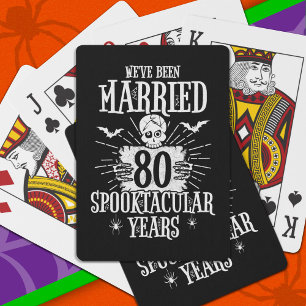 Jeu De Cartes Halloween Spooktacular 80ème anniversaire Mariage