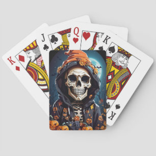 Jeu De Cartes Halloween squelette déplaisant