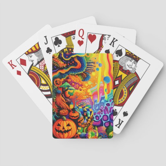Jeu De Cartes Halloween Tripant (dos)