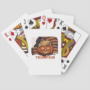 Jeu De Cartes Halloween, Trumpkin Citrouille, Rendre Halloween g
