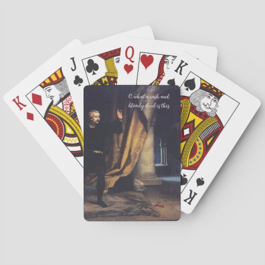 Jeu De Cartes Hamlet-Polonius Jouer Des Cartes (dos)