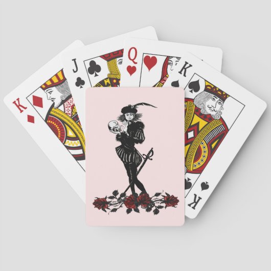 Jeu De Cartes Hamlet Vélo Rose Jouer Cartes (dos)