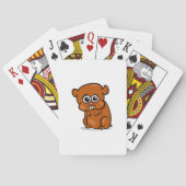 Jeu De Cartes Hamster de caricature mignon (dos)
