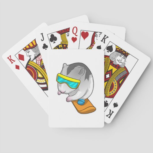 Jeu De Cartes Hamster Snowboard Snowboard (dos)