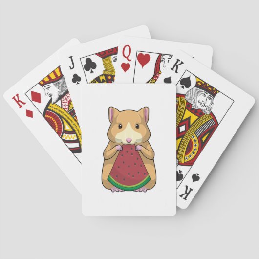 Jeu De Cartes Hamster with Watermelon (dos)