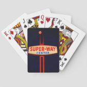 JEU DE CARTES HANFORD, CALIFORNIA. SUPER-WAY PLAYING CARDS. (dos)