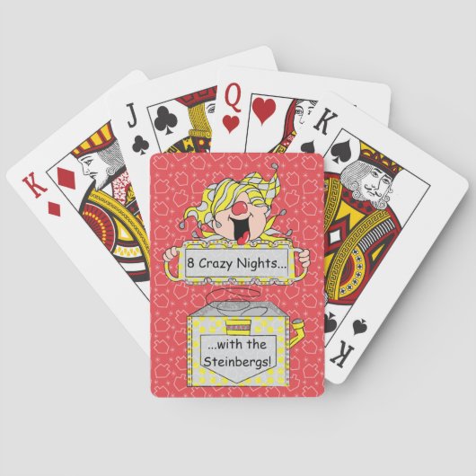 Jeu De Cartes Hanoukka Classic Playing Cards/8 Nuits Folles... (dos)
