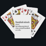 Jeu De Cartes Hanoukka Miracle Funny Chanukah Juif Définition<br><div class="desc">Hanoukka,  juif,  juif,  chanoukah,  dreidel,  cadeau,  anniversaire,  super,  noël,  menorah</div>