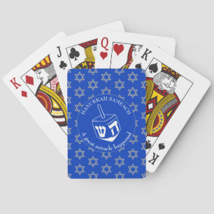 Jeu De Cartes HANOUKKA SAMEACH Dreidel