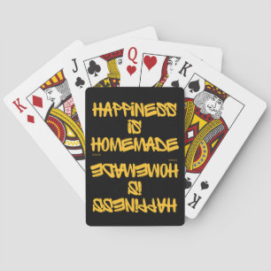 Jeu De Cartes HAPPINESS IS HOMEMADE inspiration citation